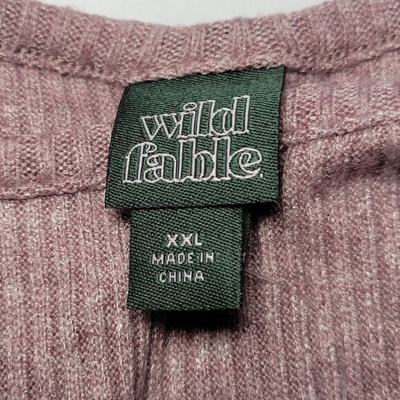 WildâFableâMauve BodyconâSweaterâDressâ&âShrugâSetâSzâXXL - Picture 5 of 8